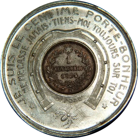 Gettone 2° tipo 'Portafortuna' (rovescio) Modoetia Numismaticae