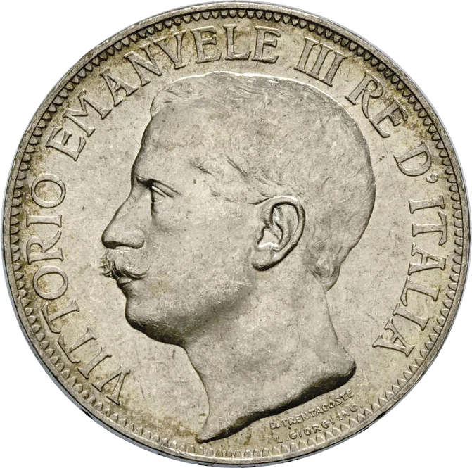 Regno d'Italia 5 lire 1911 dritto Modoetia Numismaticae