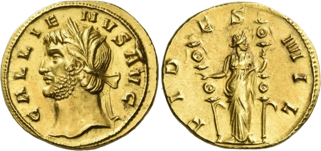 fides militum aureo galieno