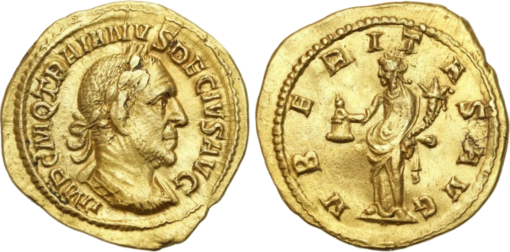 Uberitas aureo decio