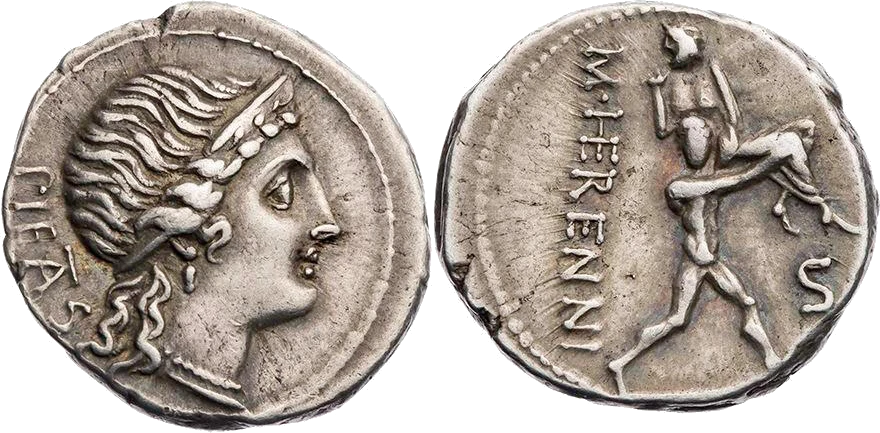 pietas denario erennio
