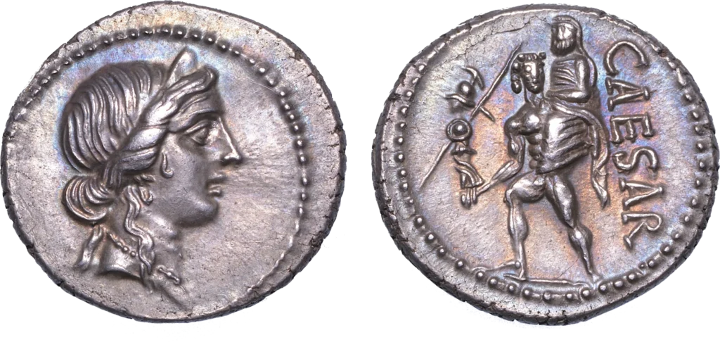 venere denario c giulio cesare