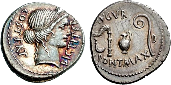 cerere denario giuliocesare