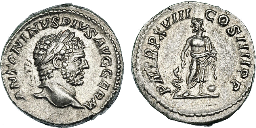 esculapio denaro caracalla