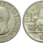 Moneta originale da 20 Lire del 1936 serie impero