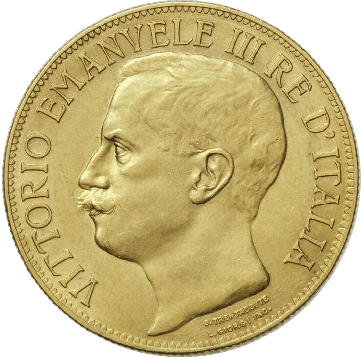 Regno d'Italia 50 lire 1911 dritto Modoetia Numismaticae