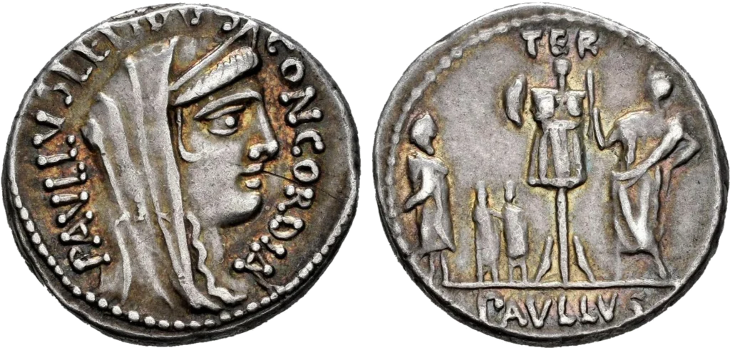 concordia denario lepido