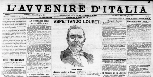 L avvenire italia 23 aprile 1904